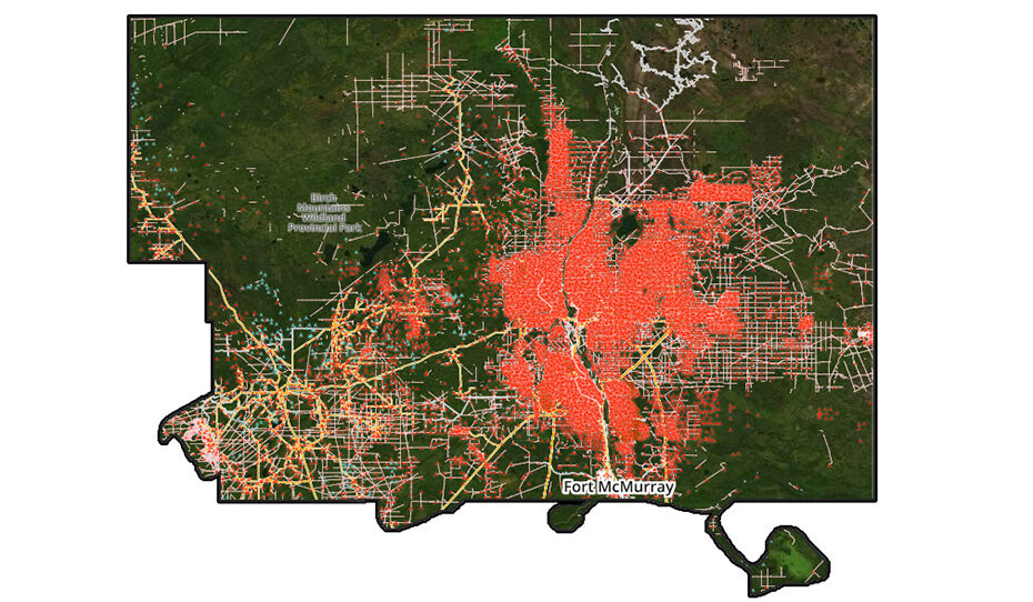 Disturbance Map for cumulative effects study