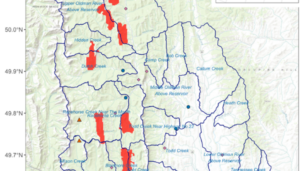 Proposed coal mine distribution map