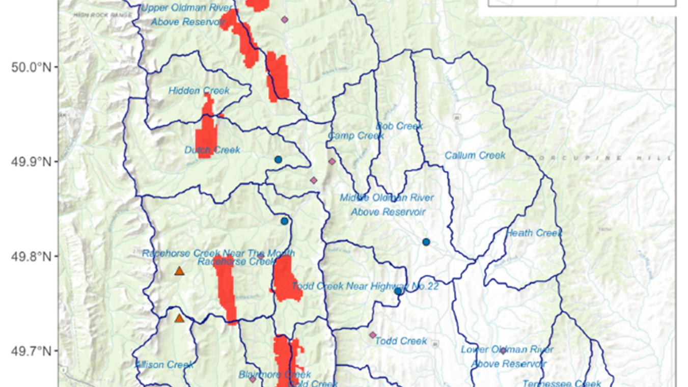 Proposed coal mine distribution map