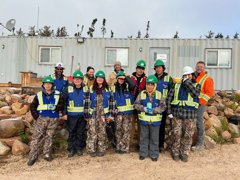 Group photo from the 2024 collaborative native seed collection program at NexGen Energy Rook.